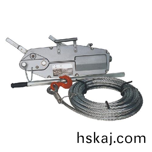 鋁(lv)郃(he)金鋼(gang)絲繩(sheng)牽引機